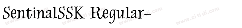 SentinalSSK Regular字体转换